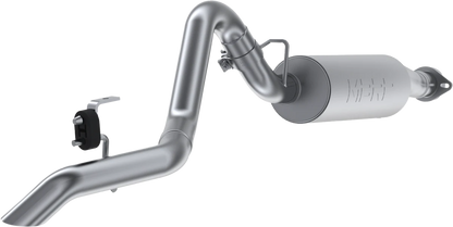 MBRP 2004-2006 Jeep Wrangler 2.5in Cat-Back Exhaust, Turndown Exit, TJU S5520AL MBRP