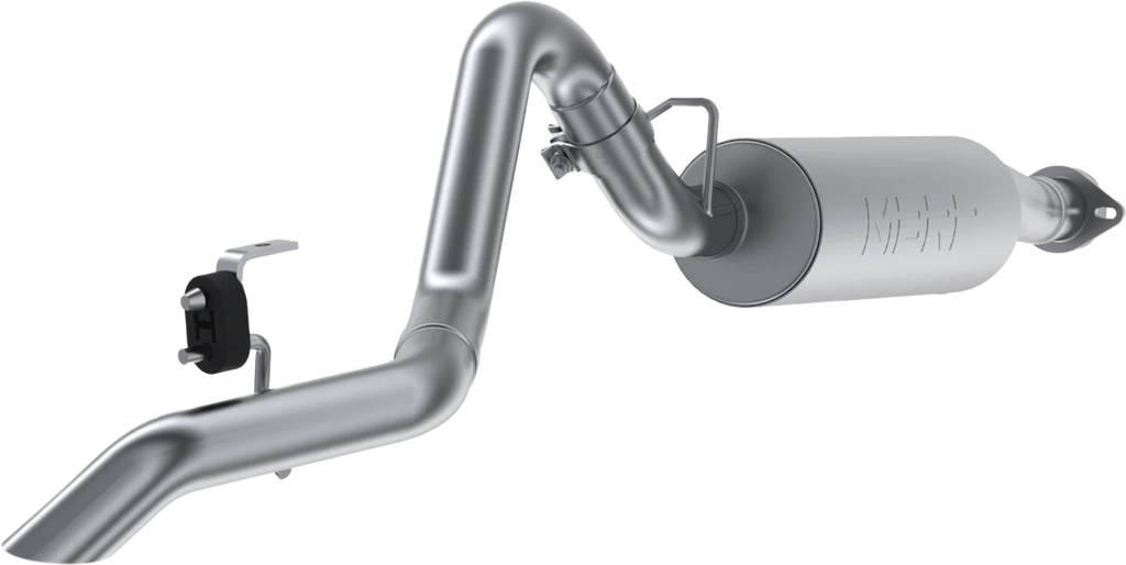 MBRP 2004-2006 Jeep Wrangler 2.5in Cat-Back Exhaust, Turndown Exit, TJU S5520AL