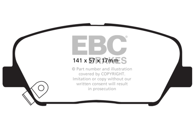 EBC GreenStuff Front Brake Pads - DP21856 EBC