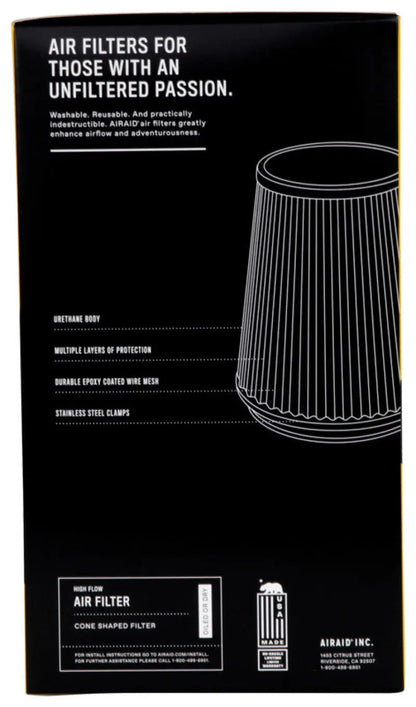 Airaid Universal Air Filter - Cone 4 x 6 x 4 5/8 x 9 Airaid