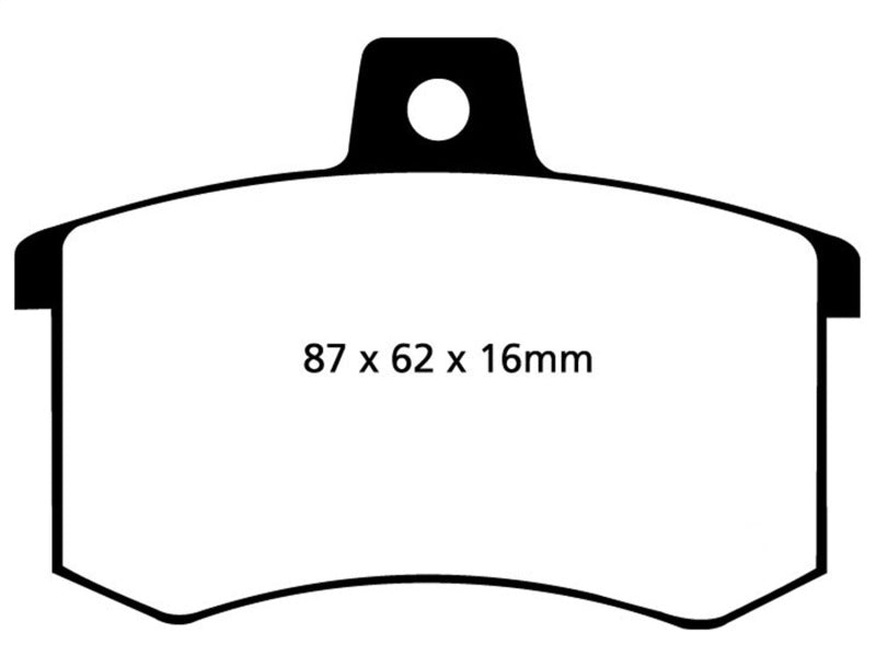 EBC YellowStuff Rear Brake Pads - DP4370R EBC