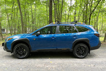 Load image into Gallery viewer, Rally Armor 2022 Subaru Outback Wilderness Black Mud Flap Blue Logo