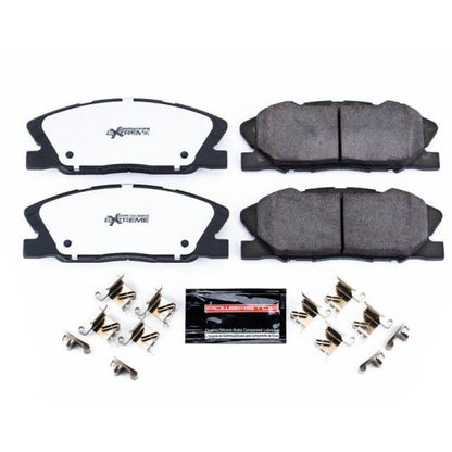 Power Stop 2018 Dodge Challenger Front Z26 Extreme Street Brake Pads w/Hardware PowerStop