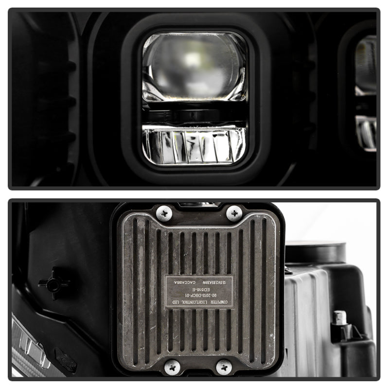 Spyder 19-22 Dodge Ram 2500/3500 (Halogen Model Only) Proj. Headlights (PRO-YD-DR19HDHALAP-SEQ-BK) SPYDER