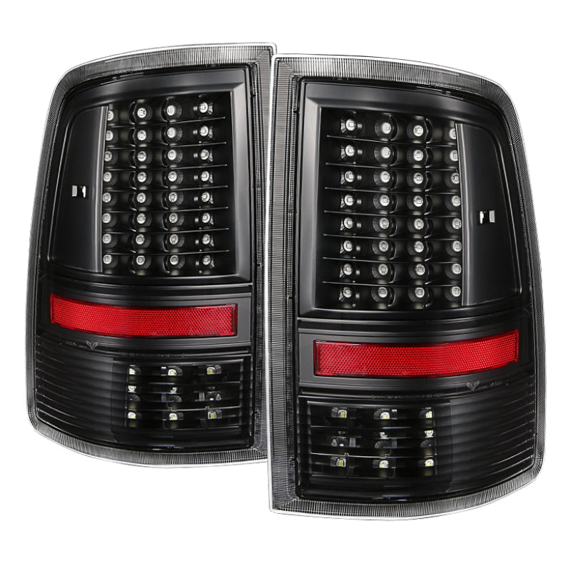 Xtune Dodge Ram 1500 09-14 LED Tail Lights Incandescent Model Only Black ALT-JH-DR09-LED-G2-BK SPYDER