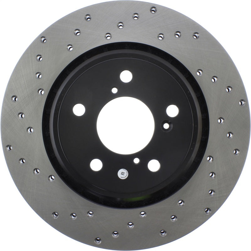 StopTech 15-19 Honda Pilot Cryo Drilled Sport Front Right Rotor Stoptech