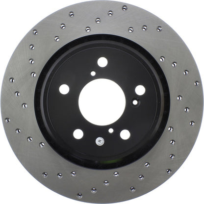 StopTech 15-19 Honda Pilot Cryo Drilled Sport Front Right Rotor Stoptech