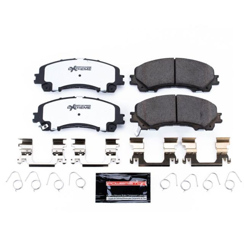 Power Stop 14-19 Infiniti Q50 Front Z26 Extreme Street Brake Pads w/Hardware PowerStop
