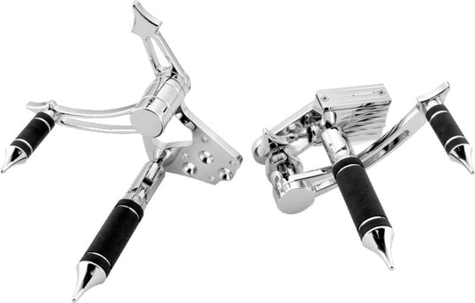 Bikers Choice 58-84 FL 71-86 FX 86-99 FXST FLST Chrome Gladiator Forward Controls 5/8 Bore - 482404