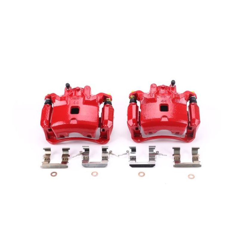 Power Stop 07-18 Nissan Sentra Front Red Calipers w/Brackets - Pair PowerStop