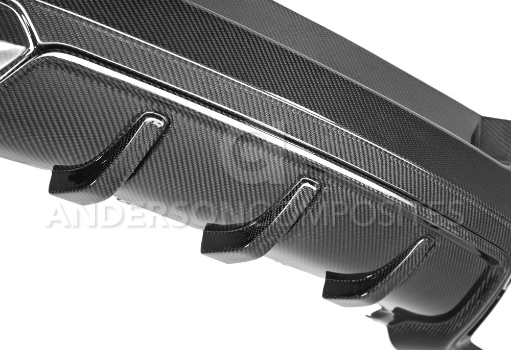 Anderson Composites 2014 - 2015 Camaro Z28 Carbon Fiber Rear Valance - AC-RL14CHCAM-Z28