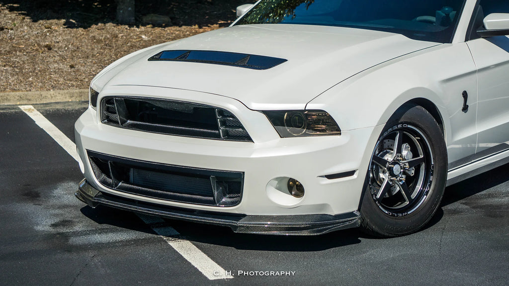 Anderson Composites 2010 - 2014 Shelby GT500 Carbon Fiber Hood Vent - AC-HV11MU500