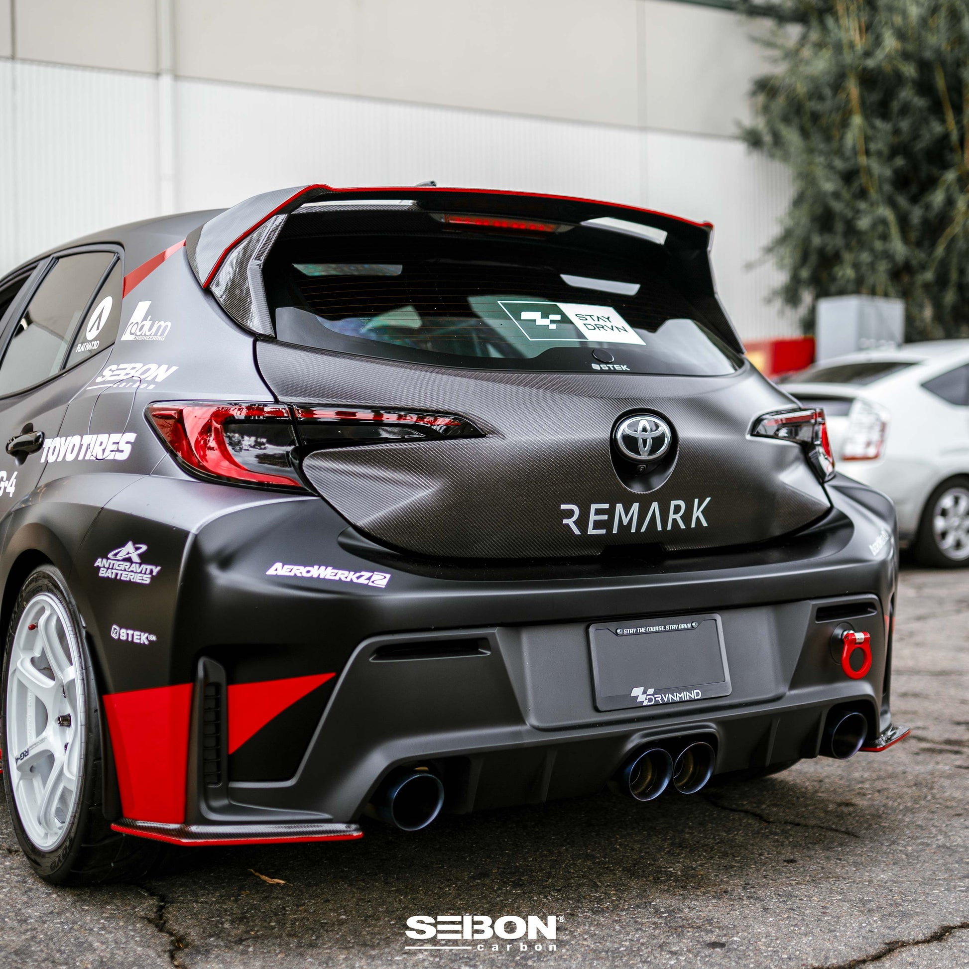 Seibon OEM-Style Carbon Fiber Rear Spoiler For 2023-2024 Toyota GR Corolla - RS23TYGRCOR Seibon