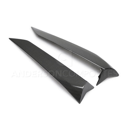 Anderson Composites 20-24 Corvette C8 Stingray/Z51 Carbon Fiber Door Handle Covers - AC-DHC20CHC8