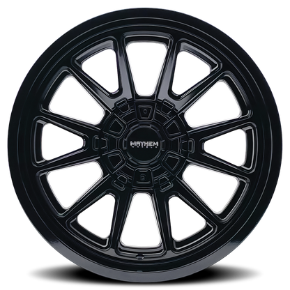 Mayhem 8116 Intrepid 20x9 / 8x165.1 BP / 0mm Offset / 125.2mm Hub Gloss Black Wheel