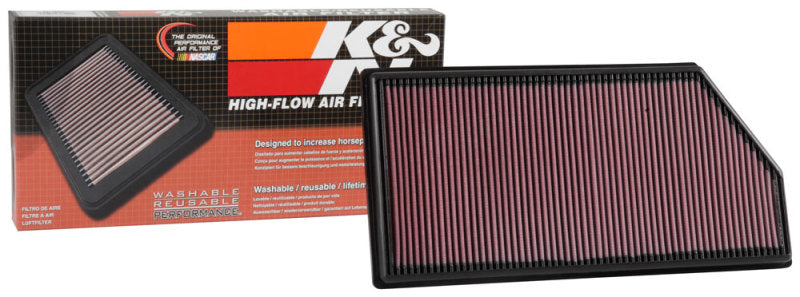 K&N 16-18 Mercedes Benz E200d L4-2.0L Diesel Drop In Air Filter K&N Engineering