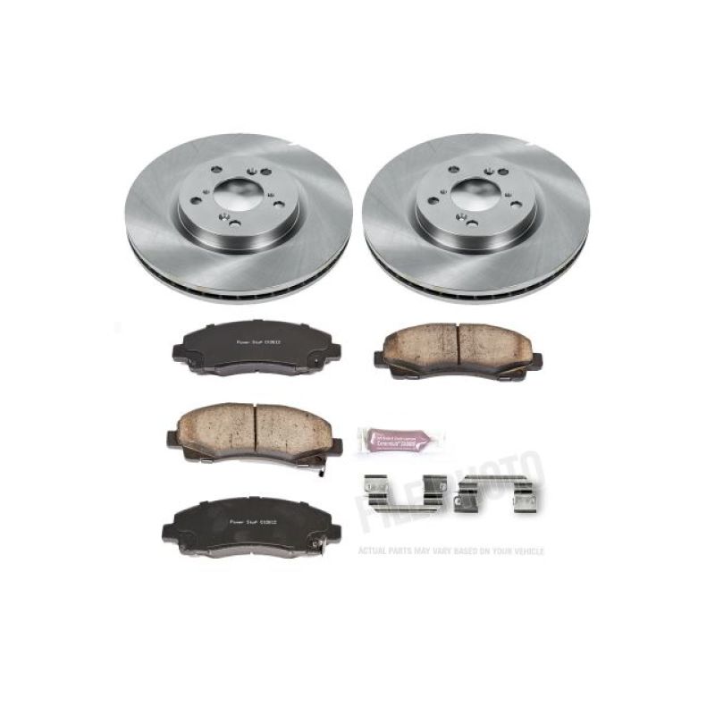 Power Stop 06-11 Honda Ridgeline Front Autospecialty Brake Kit PowerStop