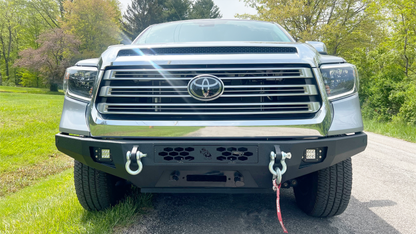 Fishbone Offroad 14-21 Toyota Tundra Front Bumper - Black Texture Fishbone Offroad