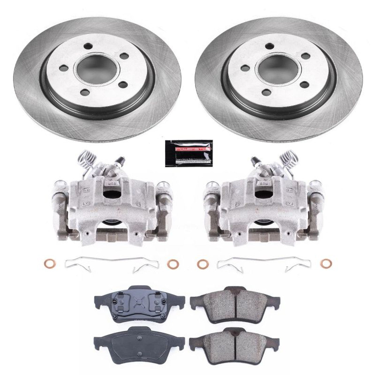 Power Stop 04-05 Volvo S40 Front & Rear Z23 Evolution Sport Coated Brake Kit