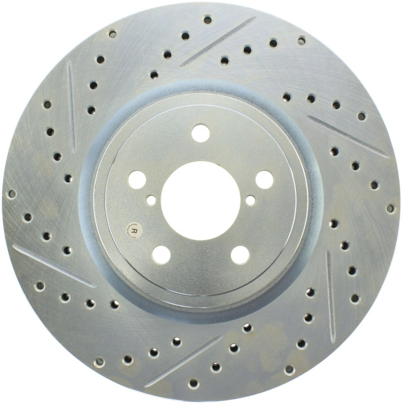 StopTech 05-14 Subaru Legacy Select Sport Drilled & Slotted Rotor - Right Stoptech