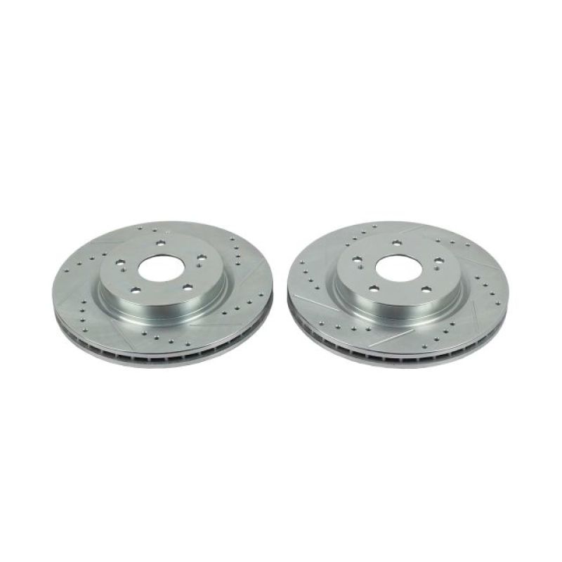 Power Stop 06-13 Suzuki Grand Vitara Front Evolution Drilled & Slotted Rotors - Pair PowerStop