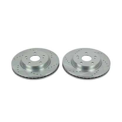 Power Stop 06-13 Suzuki Grand Vitara Front Evolution Drilled & Slotted Rotors - Pair PowerStop