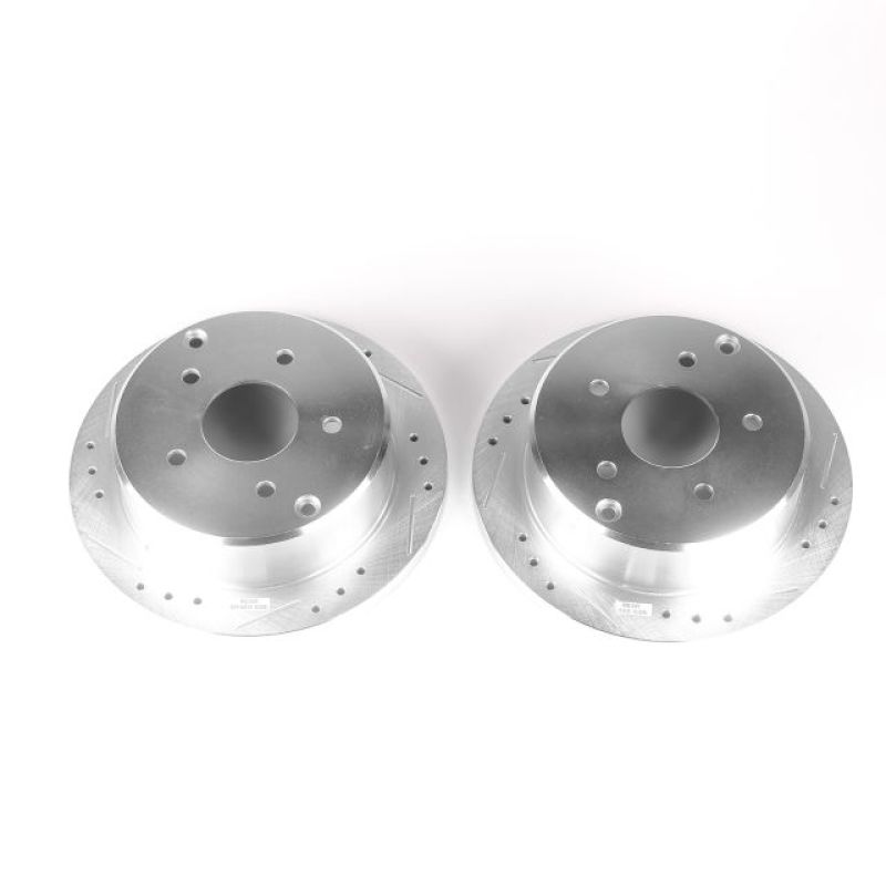 Power Stop 2004 Pontiac GTO Rear Evolution Drilled & Slotted Rotors - Pair PowerStop
