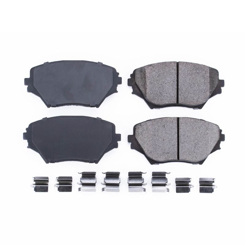 Power Stop 01-05 Toyota RAV4 Front Z17 Evolution Ceramic Brake Pads w/Hardware PowerStop