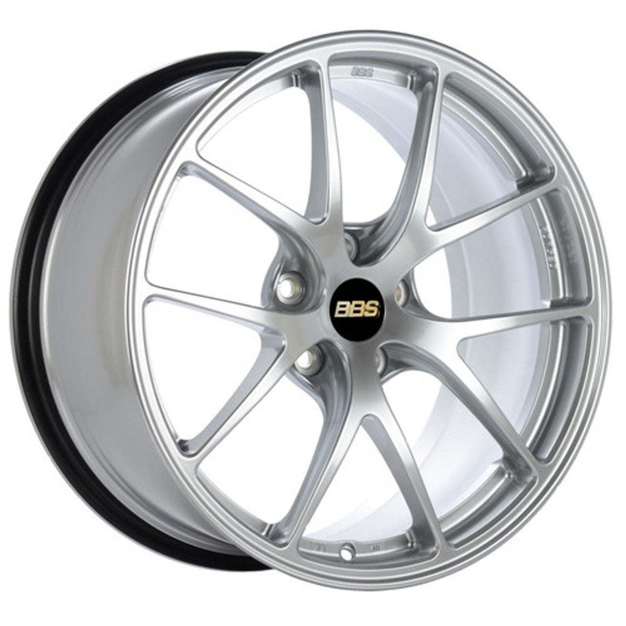 BBS RI-A 19x10.5 5x108 ET35 CB67 Diamond Silver Wheel 05-10 Ferrari 430 Excl. Center-Lock Challenge RI017DS
