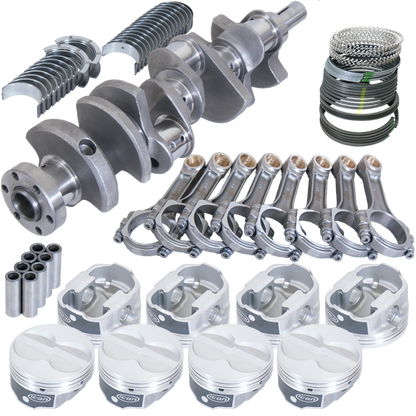 Eagle Ford 289/302 3.250in Crank 5.400in I-Beam Rod -11cc Flat Top 4.030in Pistons Rotating Assembly