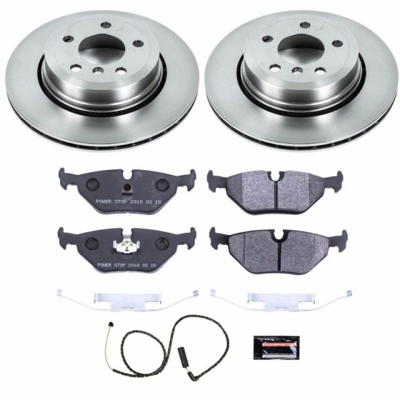 Power Stop 04-10 BMW X3 Rear Track Day Brake Kit PowerStop