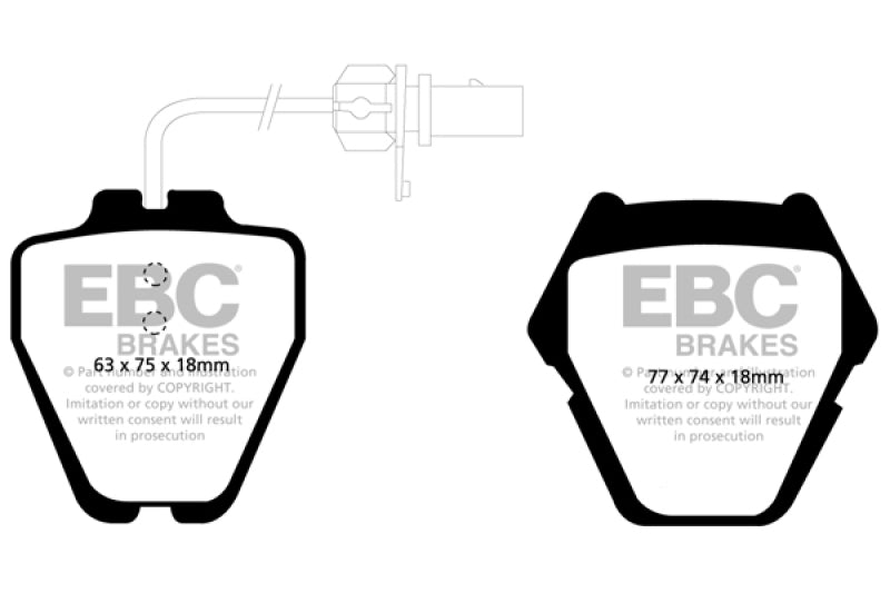 EBC GreenStuff Front Brake Pads - DP21348