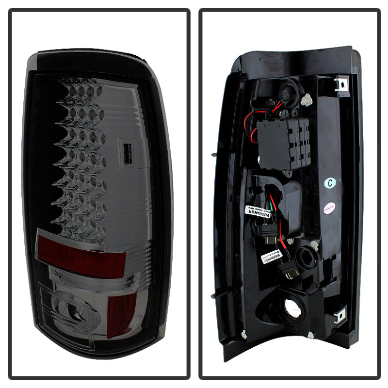 Spyder Chevy Silverado 1500 03-06 (Does Not Fit Stepside)LED Tail Lights Smke ALT-YD-CS03-LED-SM SPYDER