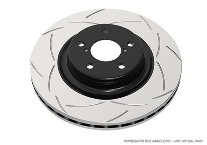 DBA 05-10 Mustang GT / 11-13 V6 Front Slotted Street Series Rotor