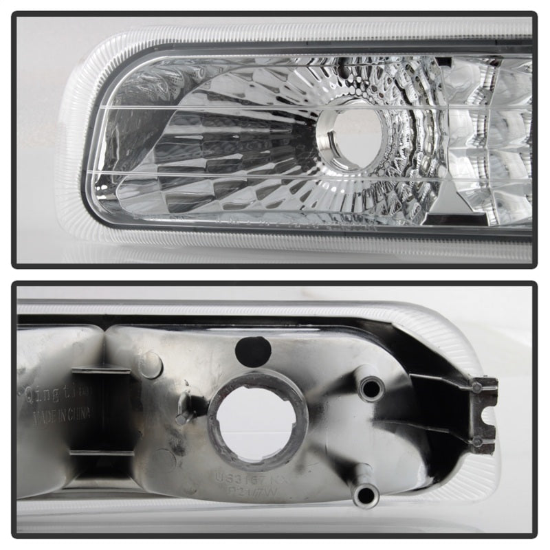 Xtune Chevy Silverado 99-02 / Chevy Suburban/TahOE 00-06 Amber Bumper Lights Euro CBL-JH-CS99-AM-E SPYDER