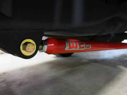 Wehrli 99-10 Ford / 94-22 RAM Univ RCLB/CCSB/ECSB 60in. Traction Bar Kit - WCFab Red - WCF100854-RED