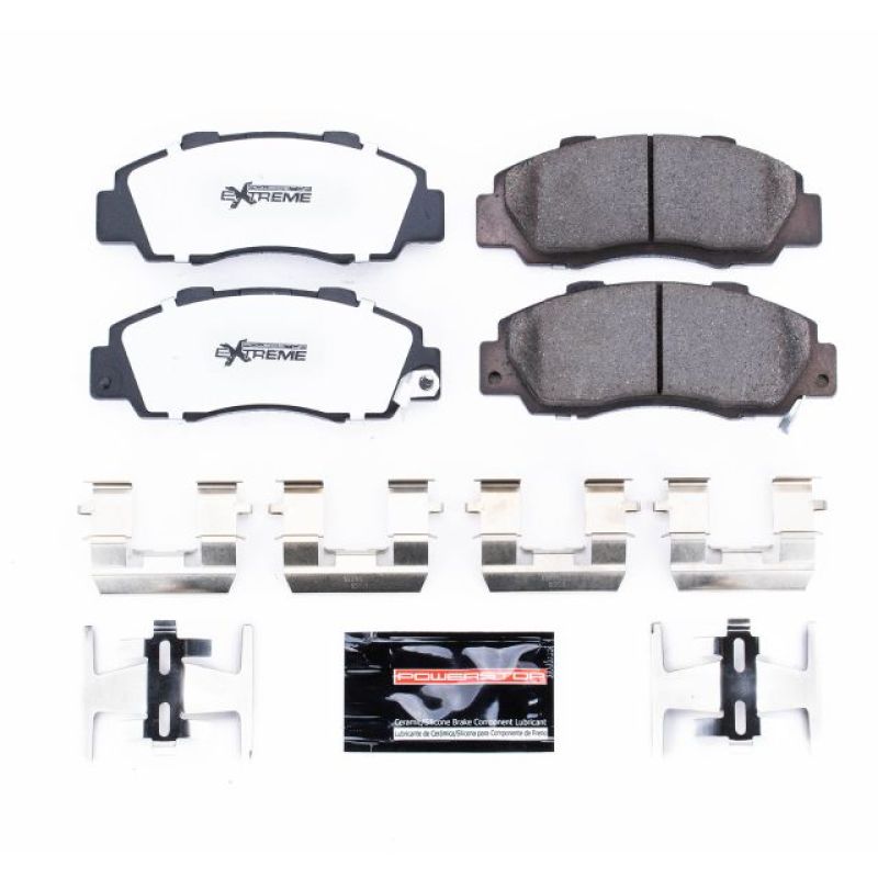 Power Stop 97-99 Acura CL Front Z26 Extreme Street Brake Pads w/Hardware PowerStop