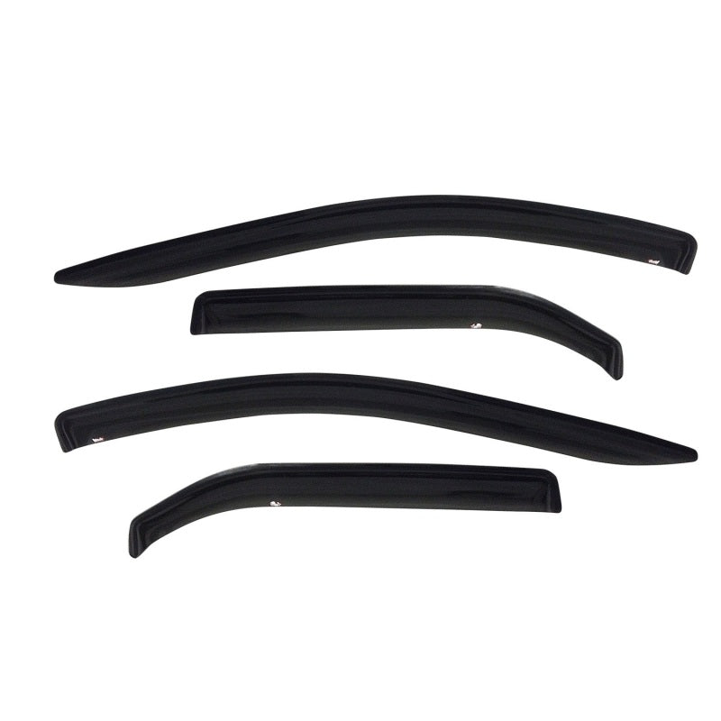 Westin 2001-2007 Toyota Highlander/Hybrid Wade Slim Wind Deflector 4pc - Smoke