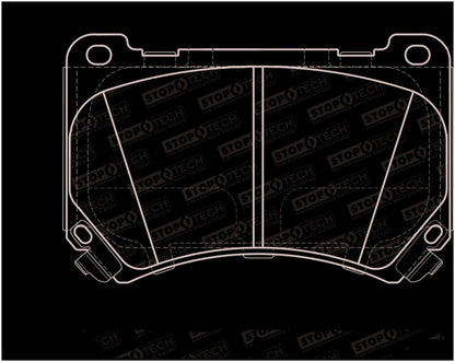 StopTech Premium Ceramic Brake Pads - 308.13960 Stoptech