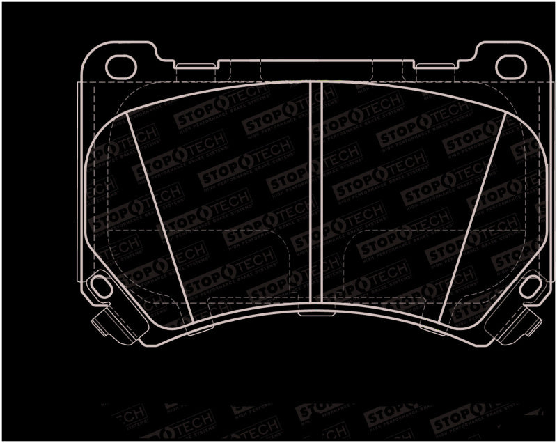 StopTech Premium Ceramic Brake Pads - 308.13960