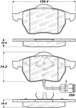 Load image into Gallery viewer, StopTech Premium Ceramic Rear Brake Pads - 308.05552