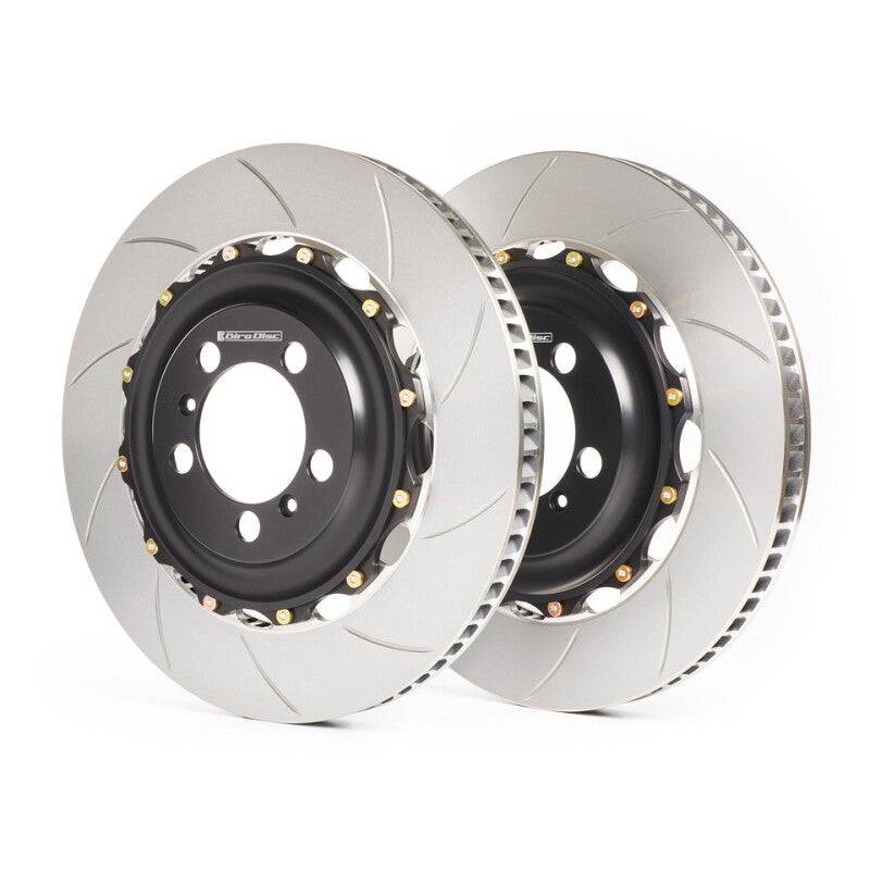 GiroDisc Chevrolet Corvette Z06 (C8 w/Z07 CCM / Use Iron R Pad Shape) Slotted Front Rotors GiroDisc