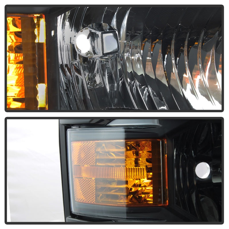 Spyder Chevrolet Silverado 1500 14-15 (Non-HD) OEM Style Headlights - Black HD-JH-CS14-AM-BK