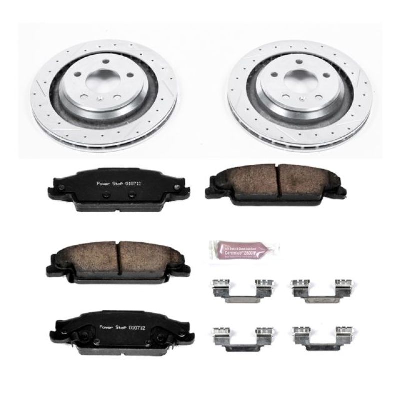 Power Stop 05-08 Pontiac Grand Prix Rear Z23 Evolution Sport Brake Kit PowerStop