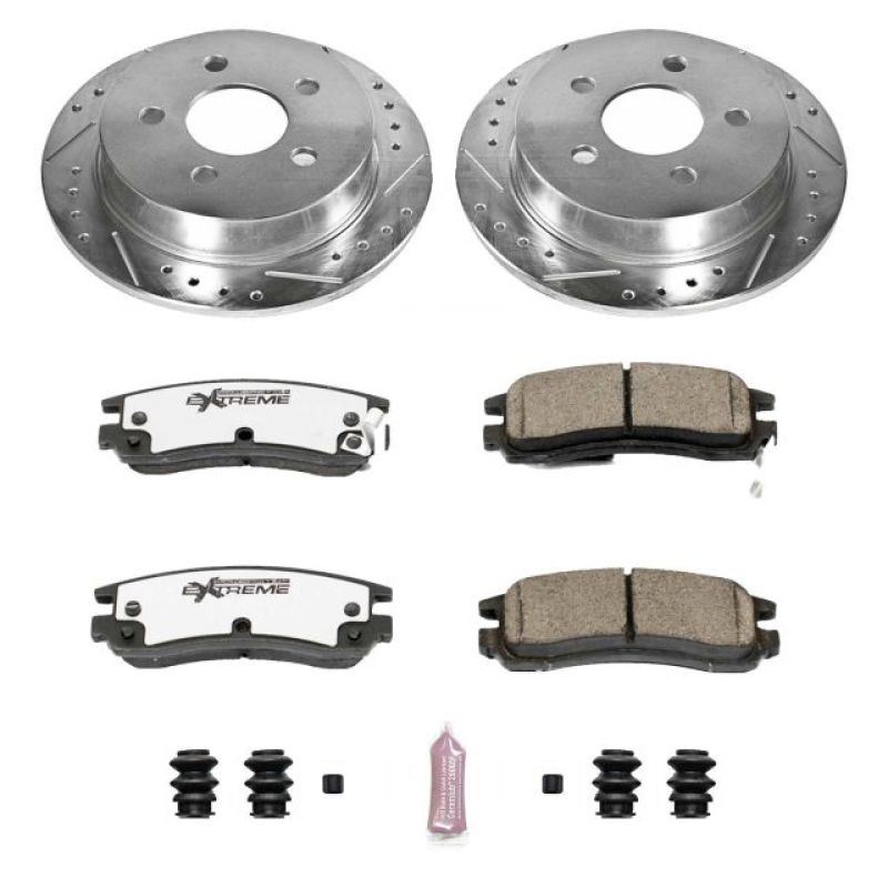 Power Stop 04-05 Buick Century Rear Z26 Street Warrior Brake Kit PowerStop