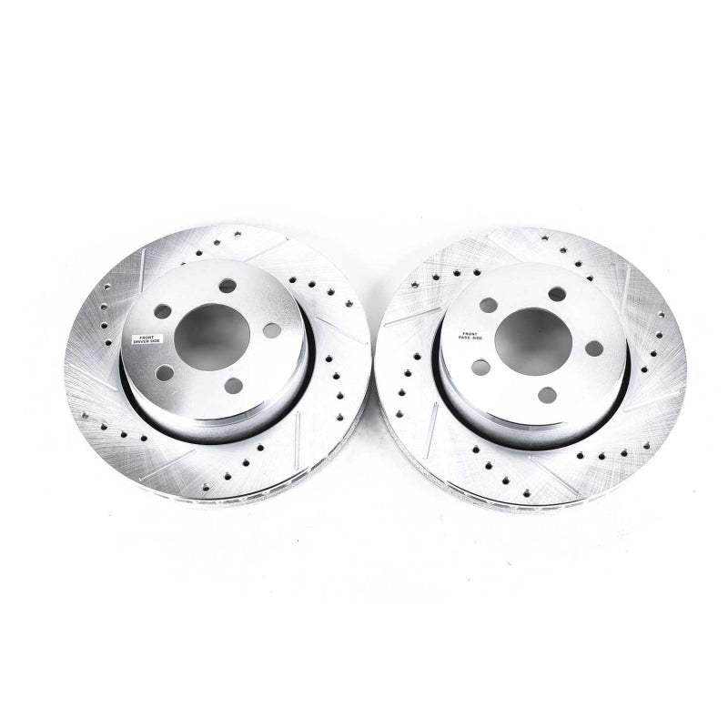 Power Stop 07-11 Dodge Nitro Front Evolution Drilled & Slotted Rotors - Pair PowerStop