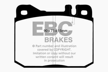 EBC RedStuff Front Brake Pads - DP3261C EBC