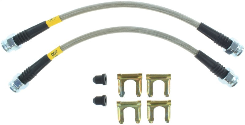 StopTech 12-16 Ford Fiesta Stainless Steel Rear Brake Lines Stoptech