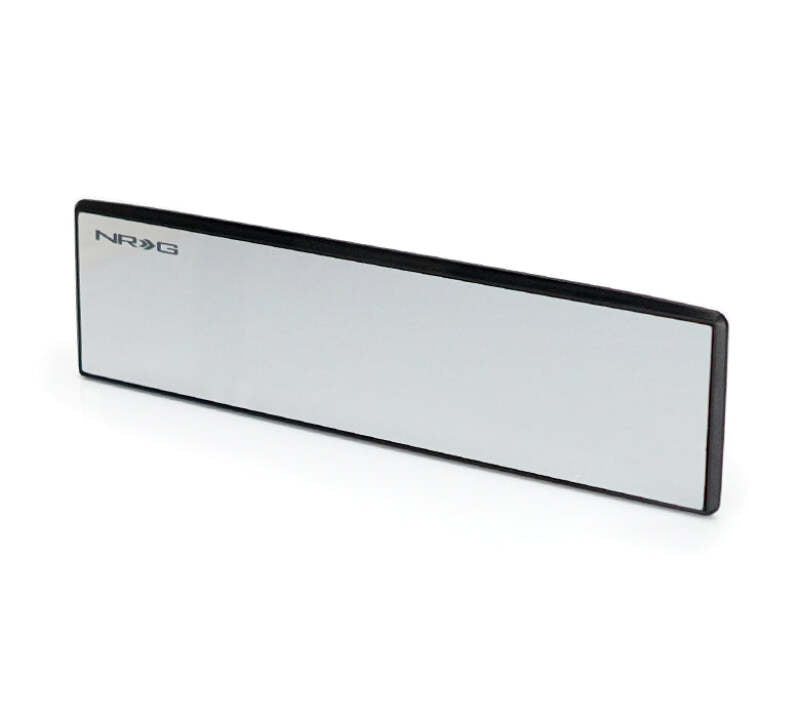 NRG 270mm Wide Panorama Clip-on Rearview Mirror - Flat w/ White Tint - IM-270FWT