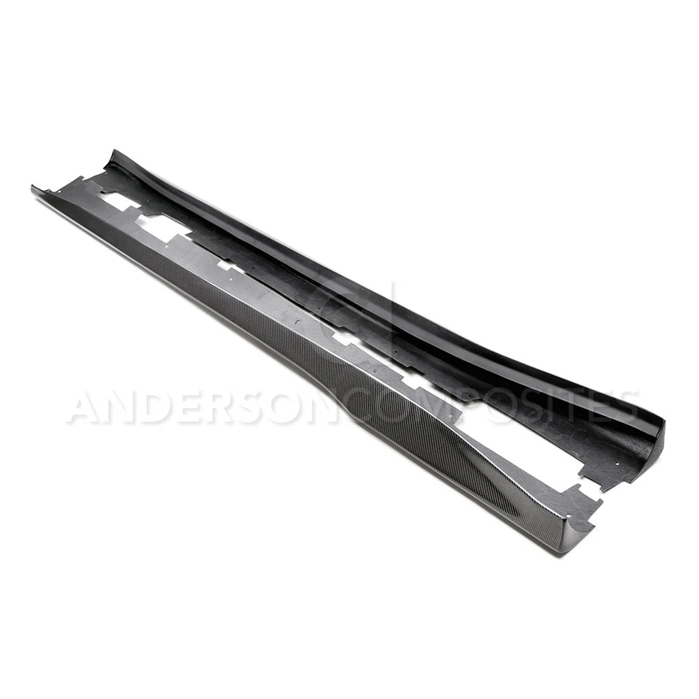 Anderson Composites 2016 - 2024 Camaro Type-AZ Carbon Fiber Rocker Panels - AC-SS16CHCAM-AZ